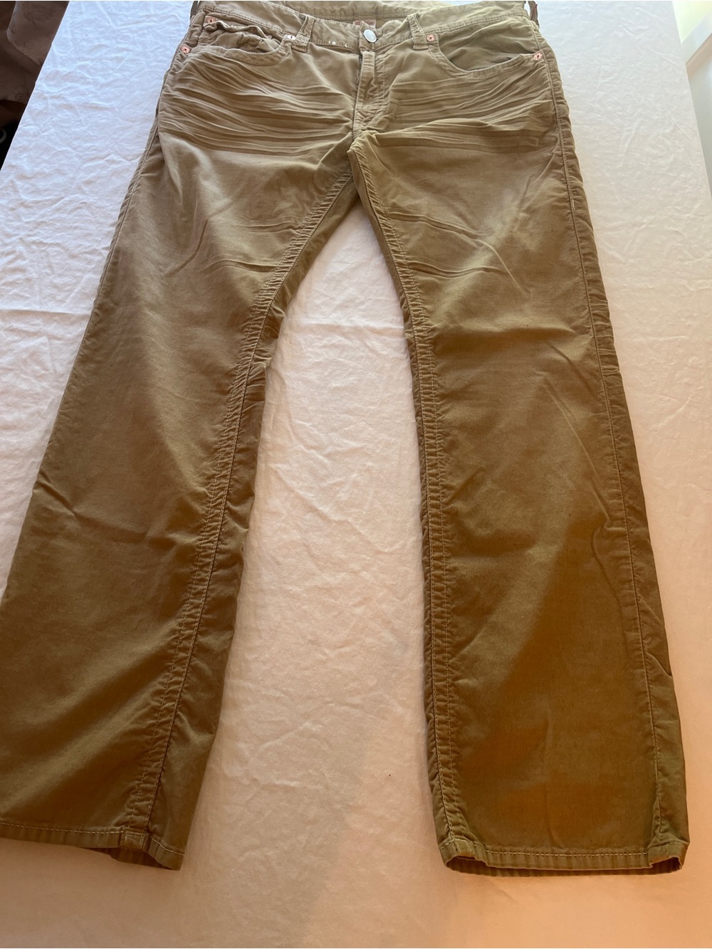 True Religion Ricky Men's Corduroy Pants in med brown